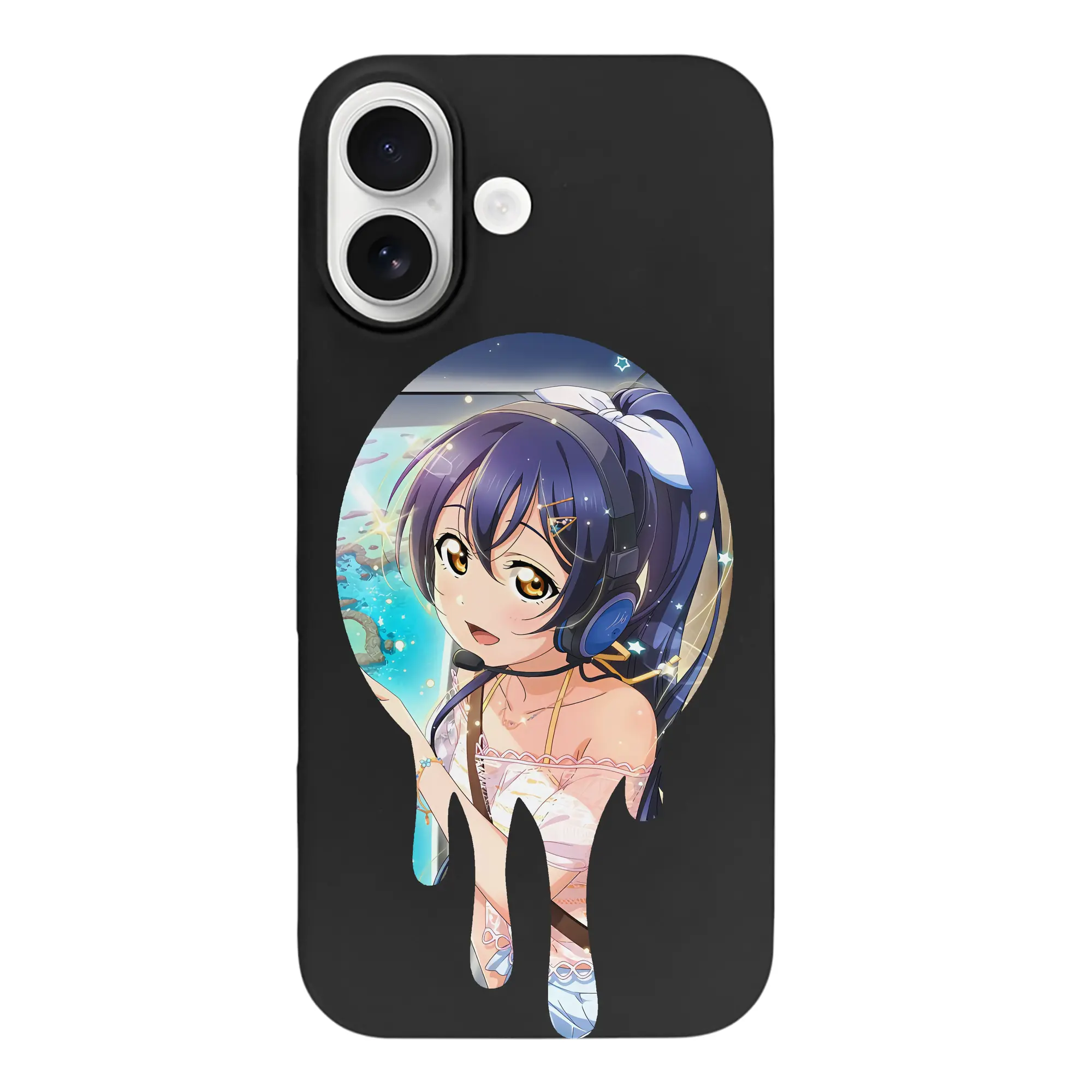 Love Live! グッズ,園田海未 - iPhone 17 シリーズ シリコンケース 薄型 耐衝撃 指紋防止 ソフトタッチカバー 精密フィット 傷防止 保護ケース iPhone 17/17 Air/17 Pro/17 Pro Max 対応